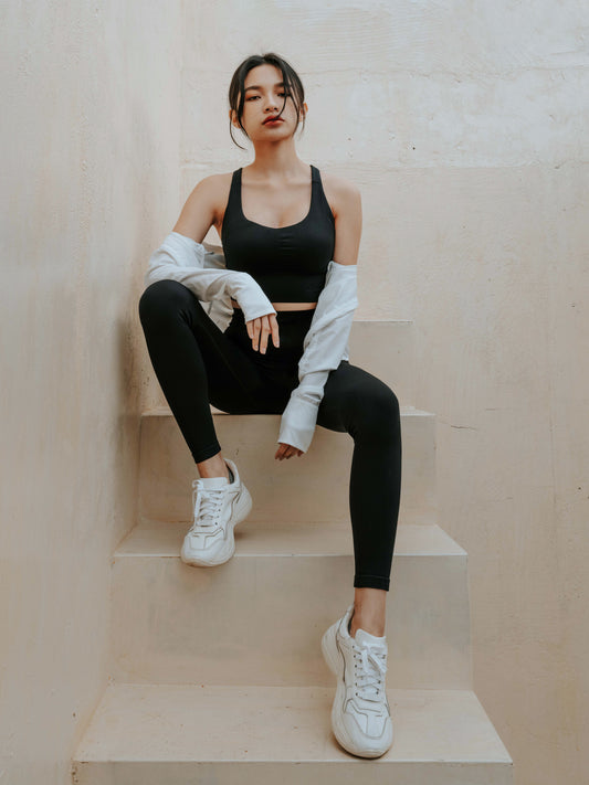 美敷肌能壓力褲-寂靜黑,FIR遠紅外線獨家創新壓縮技術,美敷循環更加倍