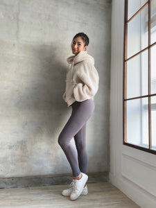 NU Concept MIT FIR 美敷肌能壓力褲－全長-沉穩灰，中度壓力不緊繃輕鬆好穿脫！
