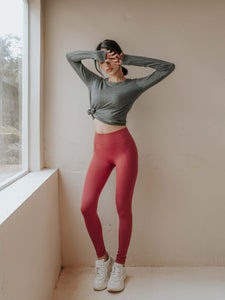 NU Concept 美敷肌能壓力褲-節日紅，FIR遠紅外線獨家創新壓縮技術，美敷循環更加倍
