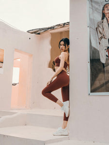 NU Concept 肌能衣研製所 FIR 美敷肌能壓力褲－七分-胭脂霧紅，MIT壓力褲首選品牌！